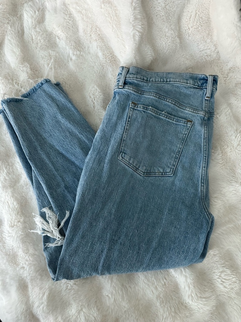 Abercrombie & Fitch Curve Love Ripped Jeans